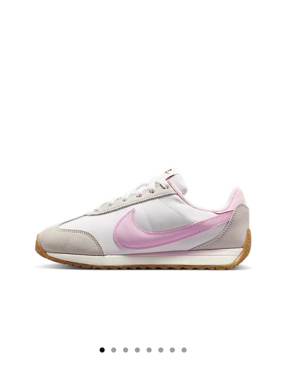 Nike kids Beige and Pink Low-Top Sneakers